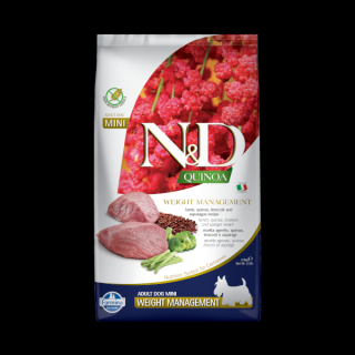 Farmina Dog ND Quinoa Weight Management Lamb  Broccoli Mini - 7kg