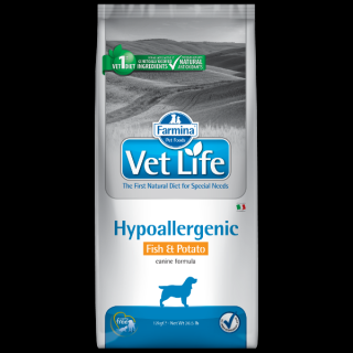 Farmina Vet Life Hypoallergenic Fish  Potato Dog - 12kg