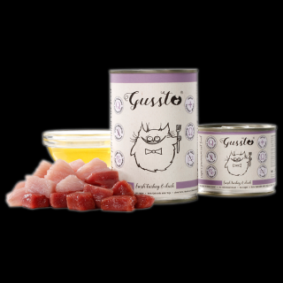 Gussto Fresh Turkey  Duck  - indyk z kaczką - 200g