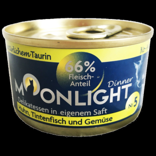 Moonlight Dinner N°5 - kurczak, kałamarnica, marchew i dynia - 80g