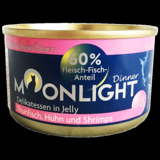 Moonlight Dinner N°6 - tuńczyk, kurczak i krewetki w galarecie - 80g