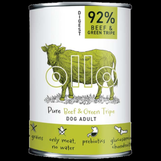 Ollo Pure Digest Beef  Green Tripe - Wołowina i Zielone Żwacze - 400g