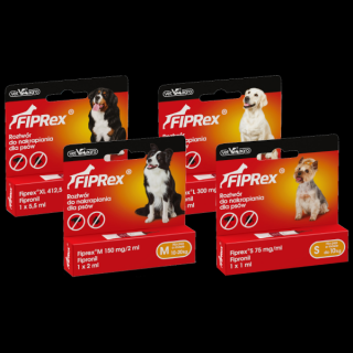 Vet-Agro Fiprex Spot On - Roztwór do Nakrapiania dla Psów - S (od 2 do 10kg)