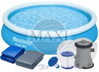 11w1 BASEN OGRODOWY ROZPOROWY 366x76 cm - BESTWAY 57274