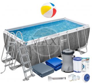 15w1 BASEN OGRODOWY POWER STEEL 412x201x122 cm - BESTWAY 56722