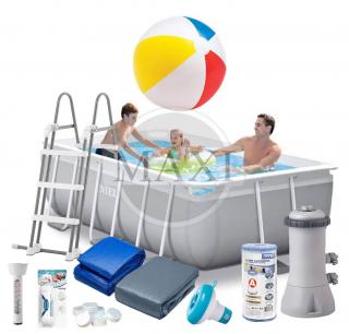 15w1 BASEN STELAŻOWY PRISM 488x244x107 cm - INTEX 26792