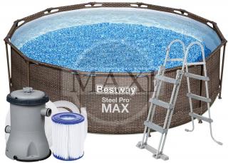 8w1 BASEN STELAŻOWY PRO MAX 366x100 cm - BESTWAY 56709