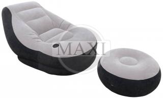 DMUCHANY FOTEL + PUFA 102x137x79 cm - INTEX 68564
