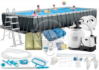 FULL ZESTAW BASEN OGRODOWY ULTRA XTR 975x488x132 cm - INTEX 26378