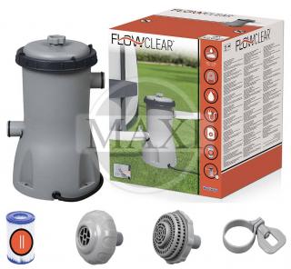 POMPA FILTRUJĄCA DO BASENU 3028 L/h + FILTR - BESTWAY 58386