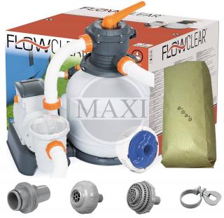 POMPA PIASKOWA DO BASENU 8327 L/h + PIASEK - BESTWAY 58499