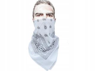 BANDAMKA BANDANA CHUSTA  BIAŁA 55 x 55 cm MFH CHUSTA