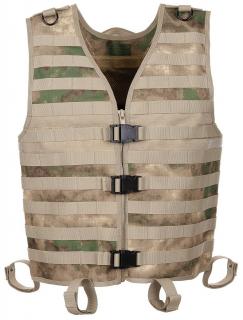 KAMIZELKA  US "MOLLE Light" HDT-camo FG Kamizelka ocieplana MFH