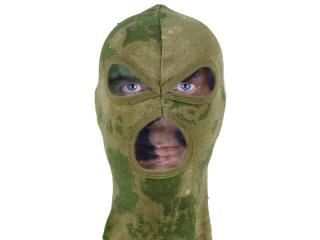 KOMINIARKA TERMOAKTYWNA TRZYOTWOROWA  HDT-CAMO FG Balaclava  termoaktywna DESERT