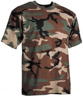 Koszulka t-shirt US wojskowa Woodland 170g koszulka