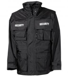 Kurtka wodoodporna "Security" czarna KURTKA GORE-TEX