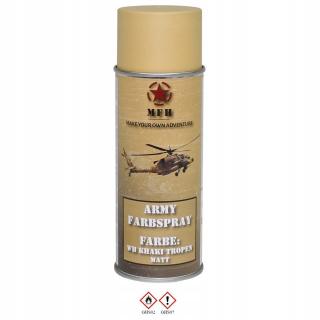 Lakier wojskowy w spray WH KHAKI TROPEN matowy farba w sprayu