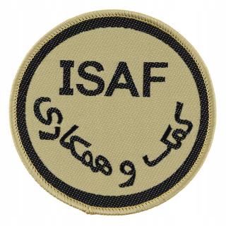 Oryginalna naszywka ISAF Khaki, nowa Oryginalna naszywka ISAF Khaki