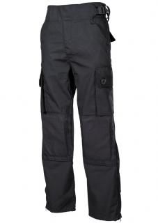 Spodnie Kommandohose "Smock" Rip Stop czarne SPODNIE WOJSKOWE