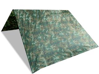 TARP PLANDEKA BIWAKOWA 300 X 400 CM WOODLAND TARP WOODLAND