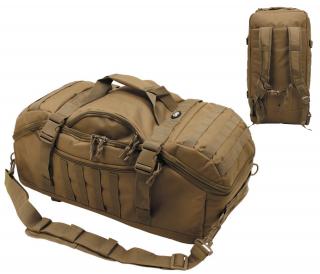 Torba plecak "Travel" coyote tan Torba na ramię/ plecak