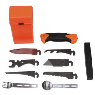 ZESTAW SURVIVALOWY SPECIAL KIT 27 CZĘŚCI MFH Rozbudowany zestaw survivalowy MFH