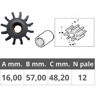 IMPELLER VOLVO PENTA (org. 3584350) 43282