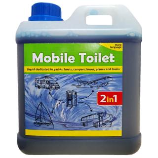 PŁYN MOBILE TOILET 2L DO TOALET CHEMICZNYCH I TURYSTYCZNYCH