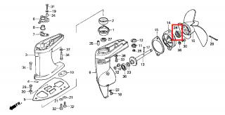 SIMMERING HONDA 91253-ZV0-003  85041