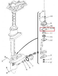 USZCZELKA / SEAL YAMAHA 6BX-G4315-01  85099