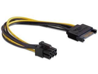 DELOCK 82924 Kabel zasilający SATA na PCI Express 6-Pin