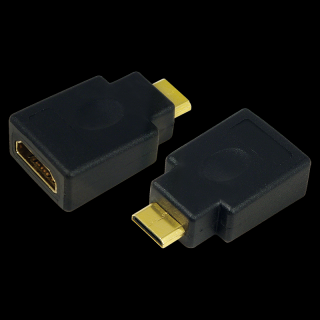 LOGILINK AH0009 Adapter HDMI typ A żeński - Mini HDMI typ C męski