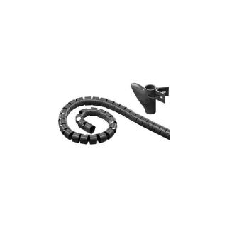 Techly 306417 Elastyczna osłona na kable, szara 25 mm x 2,5 m