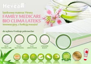 Materac lateksowy Hevea Family Medicare Bio Climalateks 200X120 gwarancja zadowolenia!