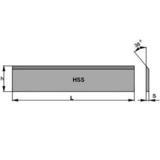 NOŻE PROSTE HSS 30 MM