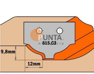 PŁYTKA WYMIENNA 615.C3 DO FREZA 615.350C