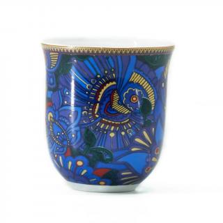 Komplet 2 porcelanowych filiżanek do kawy KASHMIR 90 ml