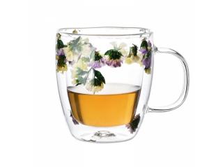 Szklany kubek termiczny Peter Flowers 350 ml