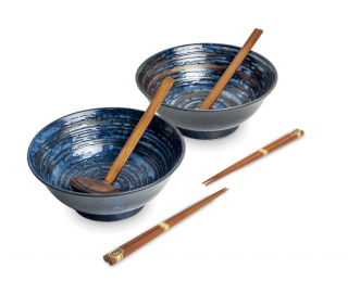 UPOMINKOWY KOMPLET 2 MIS NA RAMEN BLUE 22 CM