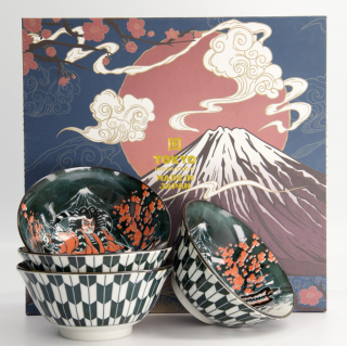 Zestaw 4 misek Asakusa Kabuki 550 ml
