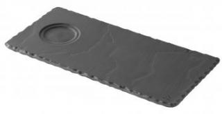 Zestaw 6 porcelanowych tac BASALT Revol 25 x 12 cm