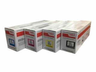 Komplet tonerów CMYK C532/C542/MC563/MC573 CMY-6tyś K- 1,5tyś