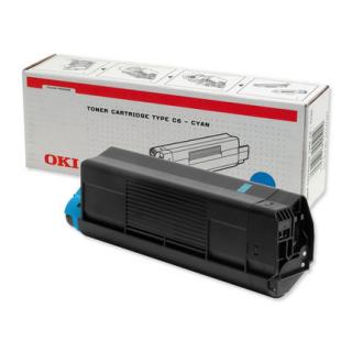 Toner OKI C5100 / C5200 / C5300 / C5400 Cyan (5k) - 42127407