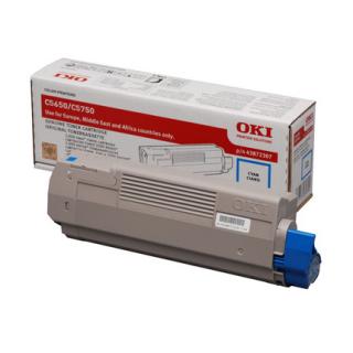 Toner OKI C5650 / C5750 Cyan (2k) - 43872307