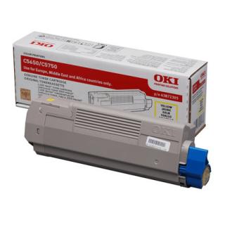 Toner OKI C5650 / C5750 Yellow (2k) - 43872305