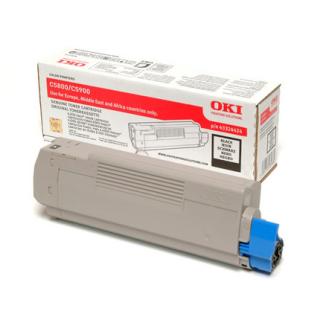 Toner OKI C5800 / C5900 / C5550MFP Black (6k) - 43324424