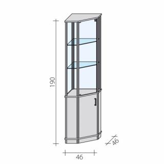 Gablota narożna VA 5-DW-Z