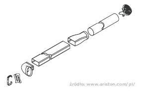 Ariston 3208053 - Zestaw odprowadzenia powietrza - montaż na ścianie wewnętrznej