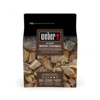 Drewienka do wędzenia Hickory chunks certyfikat FSC 1,5 kg.