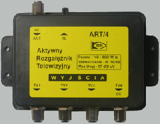 ART-4 Aktywny rozgałęziacz sygnału  TV